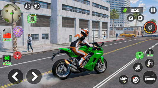 اسکرین شات بازی Highway Bike Riding Simulator 1