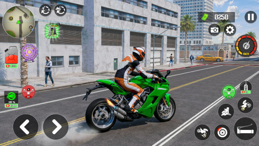 اسکرین شات 1 بازی Highway Bike Riding Simulator