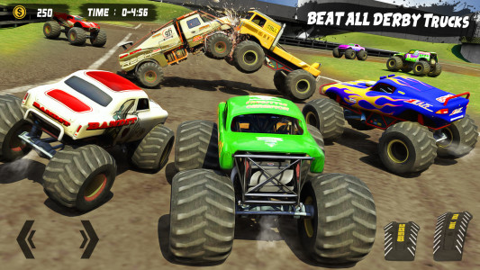اسکرین شات بازی Demolition Derby Truck Games 3