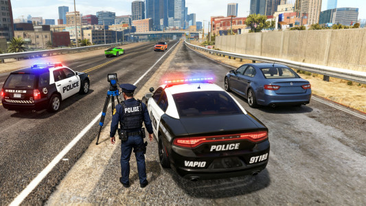 اسکرین شات 4 بازی NYPD Police Car Driving Games