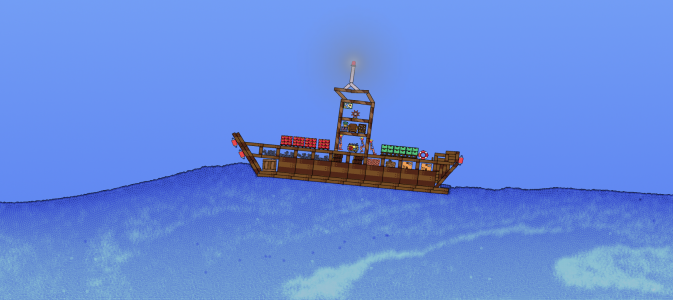 اسکرین شات 1 بازی WaterBox: Ship&Physics Sandbox