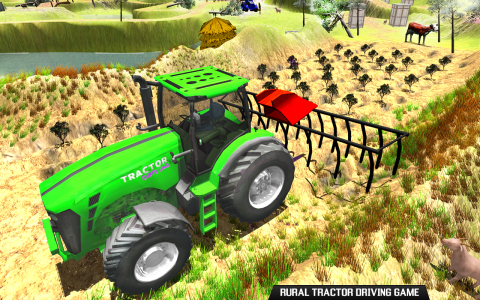 اسکرین شات بازی Tractor 3D Game 5