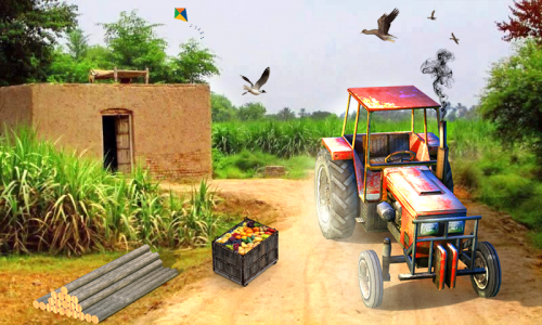اسکرین شات بازی Farming Tractor Driving Simula 2