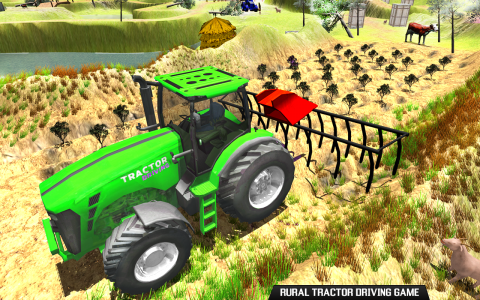 اسکرین شات بازی Farming Tractor Driving Simula 5