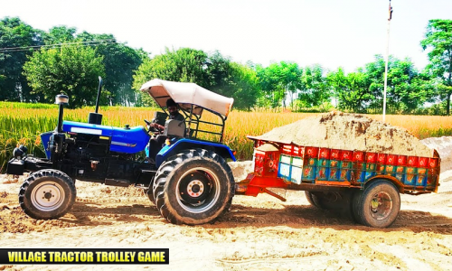 اسکرین شات بازی Indian Tractor Trolley Driver 4