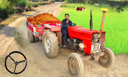 اسکرین شات بازی Indian Tractor Trolley Driver 1