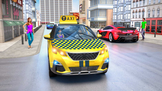 اسکرین شات برنامه Taxi Game-Taxi Simulator Games 5