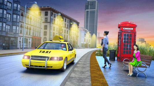 اسکرین شات برنامه Taxi Game-Taxi Simulator Games 2