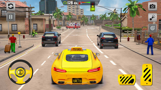 اسکرین شات برنامه Taxi Games: Taxi Driving Games 2