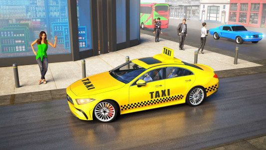 اسکرین شات برنامه Taxi Game-Taxi Simulator Games 4