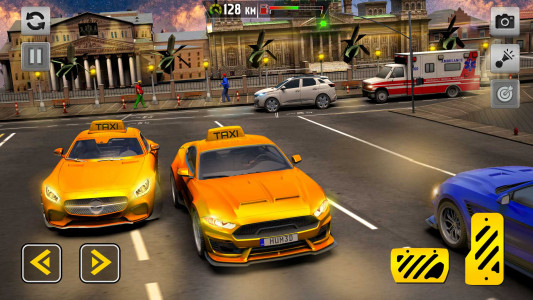 اسکرین شات برنامه Taxi Games: Taxi Driving Games 3