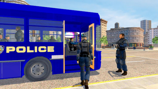 اسکرین شات برنامه Police Bus Driving Simulator: US Cops Coach Drive 4