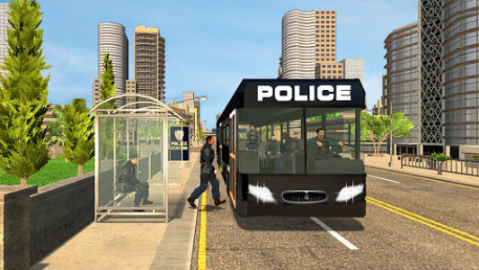 اسکرین شات برنامه Police Bus Driving Simulator: US Cops Coach Drive 6