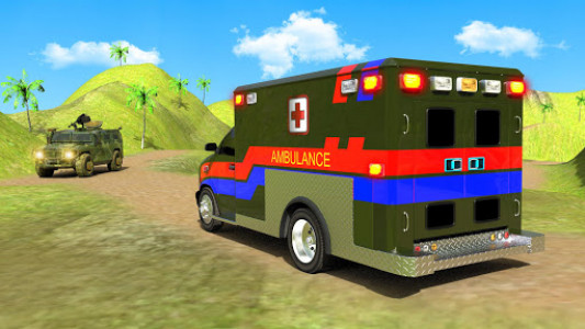 اسکرین شات برنامه US Army Ambulance Driving: Rescue Driver Simulator 8