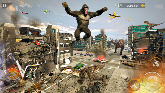 اسکرین شات 5 برنامه Monster Dinosaur Rampage Game