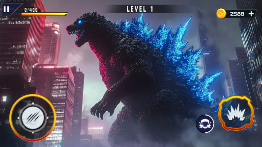 اسکرین شات 3 برنامه Monster Dinosaur Rampage Game