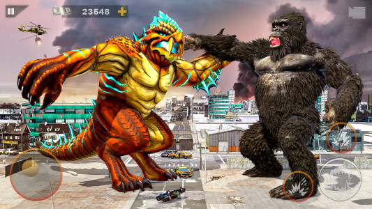 اسکرین شات برنامه Monster Dinosaur Rampage Game 8