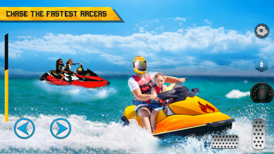 اسکرین شات برنامه Jet Ski Water Boat Racing 3D Free 1