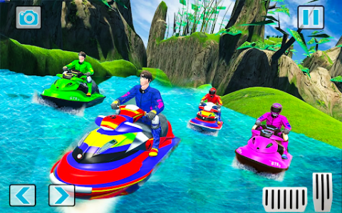 اسکرین شات برنامه Jet Ski Water Boat Racing 3D Free 8