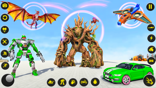 اسکرین شات 5 بازی Dragon Robot Tree Robot Game