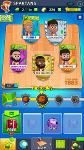 اسکرین شات بازی Idle Five Basketball tycoon 3