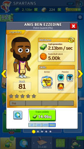 اسکرین شات 6 بازی Idle Five Basketball tycoon