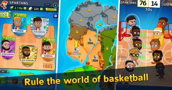 اسکرین شات بازی Idle Five Basketball tycoon 1