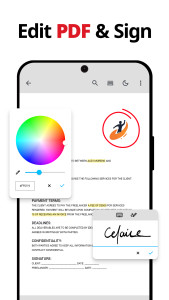 اسکرین شات 2 برنامه PDF Reader - without ads