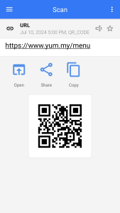 اسکرین شات 5 برنامه QR Code Scanner