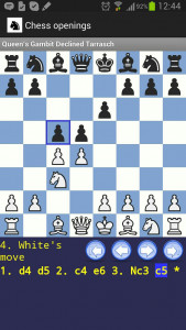 اسکرین شات برنامه Chess Openings 1
