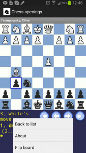 اسکرین شات برنامه Chess Openings 5