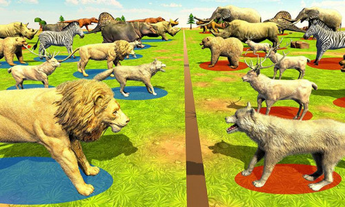 اسکرین شات بازی Wild Animals Kingdom Battle 1