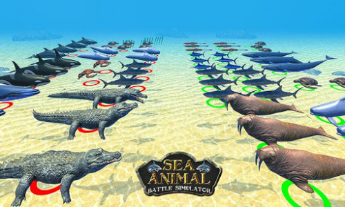 اسکرین شات بازی Sea Animal Kingdom: War Simulator 4