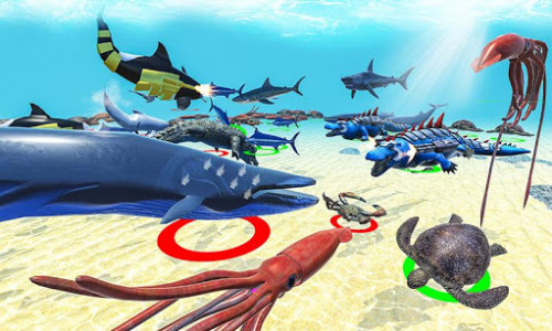 اسکرین شات بازی Sea Animal Kingdom: War Simulator 6