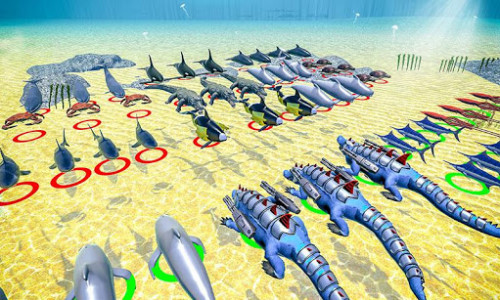 اسکرین شات بازی Sea Animal Kingdom: War Simulator 2