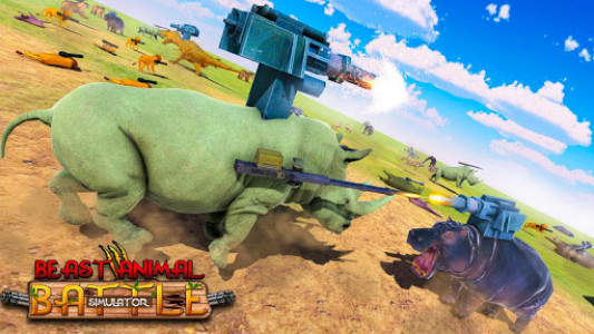 اسکرین شات بازی Beast Animals Kingdom Battle: Dinosaur Games 2