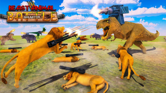 اسکرین شات بازی Beast Animals Kingdom Battle: Dinosaur Games 8