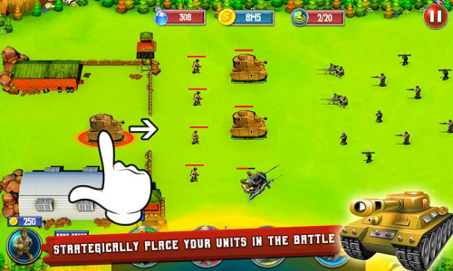 اسکرین شات بازی World War 2 Tower Defense Game 2