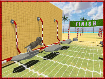 اسکرین شات بازی Cat Dog Pets Beach Stunts Sim 8