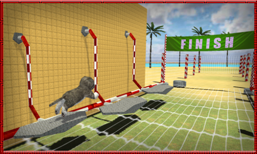 اسکرین شات بازی Cat Dog Pets Beach Stunts Sim 3