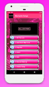 اسکرین شات برنامه Blackpink Songs KPop Lyric 1