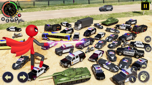 اسکرین شات 2 بازی Merge Rope Hero : Vice Town