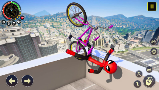 اسکرین شات 4 بازی Merge Rope Hero : Vice Town