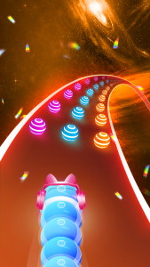 اسکرین شات بازی Dancing Snake: Colorful Balls 3