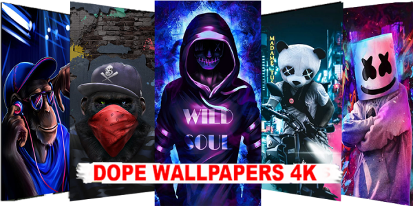 اسکرین شات برنامه Dope Wallpapers 4K 4