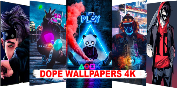 اسکرین شات برنامه Dope wallpapers HD 4K 3