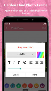 اسکرین شات 4 برنامه Garden Dual Photo Frames
