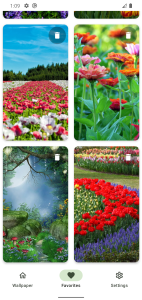 اسکرین شات 6 برنامه Garden Wallpapers 4k