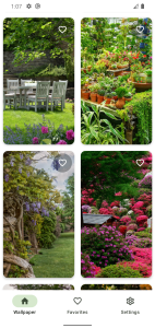 اسکرین شات 2 برنامه Garden Wallpapers 4k