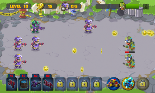 اسکرین شات بازی Marines vs Zombies Destroy Zombie Battle 1